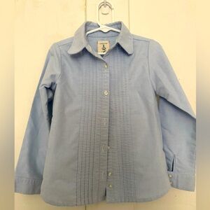 Lands’ End Girls’ Button Down. Size Small (6-7)